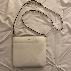 White Ralph Lauren Crossbody Handbag